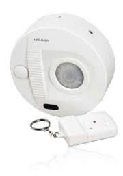 Bezprzewodowy mini alarm sufitowy sterowany pilotem 