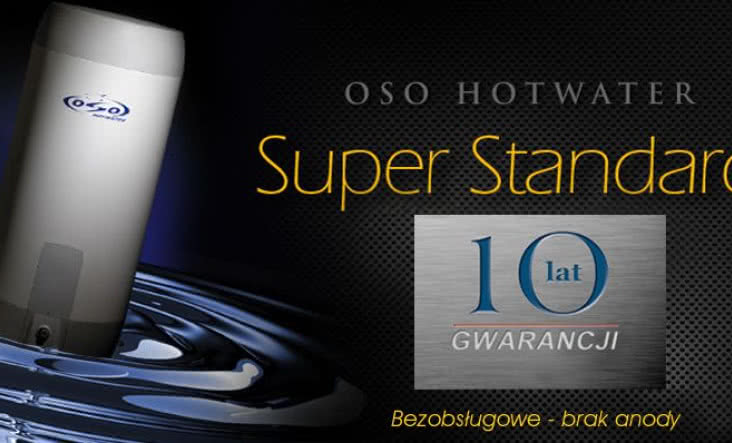 DRAWAR: 10 lat gwarancji na podgrzewacze wody OSO HOTWATER